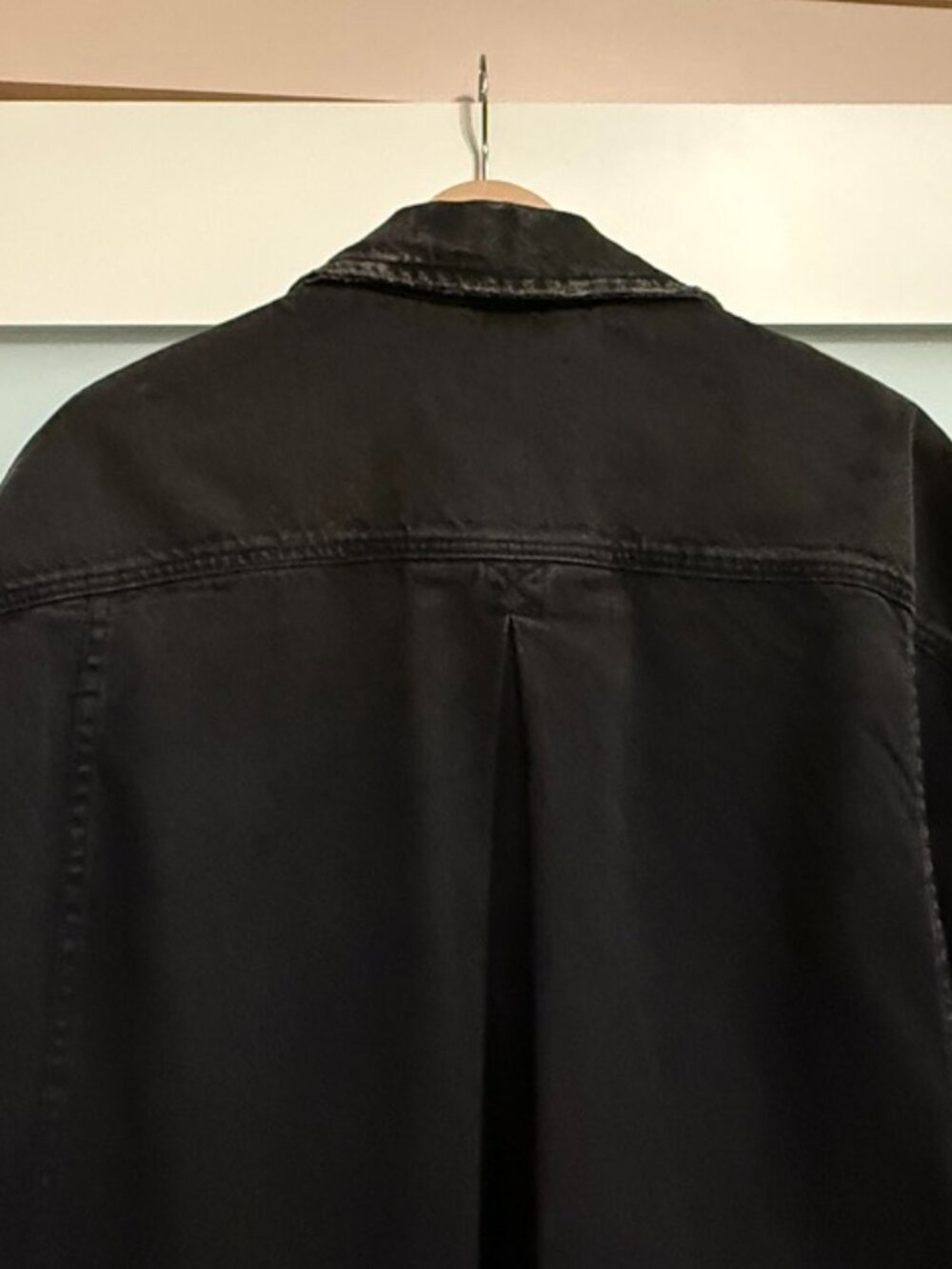 NWOT - Free People - We The Free - Opal Swing Denim Jacket - Black - Sz M - Picture 8 of 8